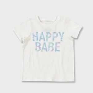 NWT. GRAYSON THREADS Toddler Colorful 'Happy Babe' Print T-Shirt